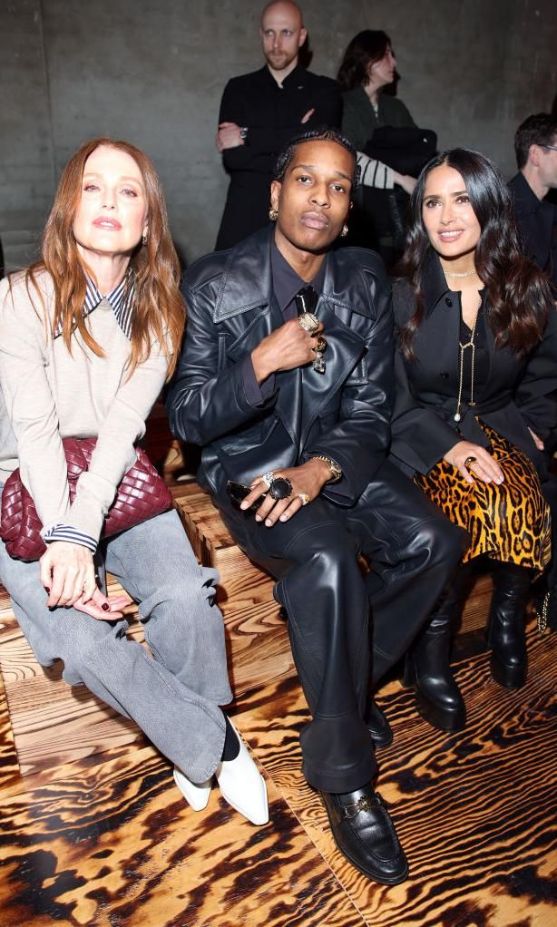Julianne Moore, A$AP Rocky y Salma Hayek