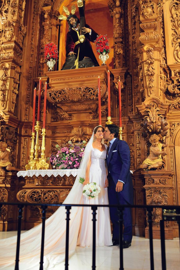 La boda religiosa de Lourdes Montes y Francisco Rivera en Sevilla (12 de julio de 2014).