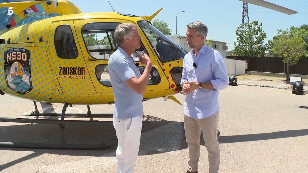 Jesus Calleja y Carlos Franganillo en 'volando voy, volando vengo'