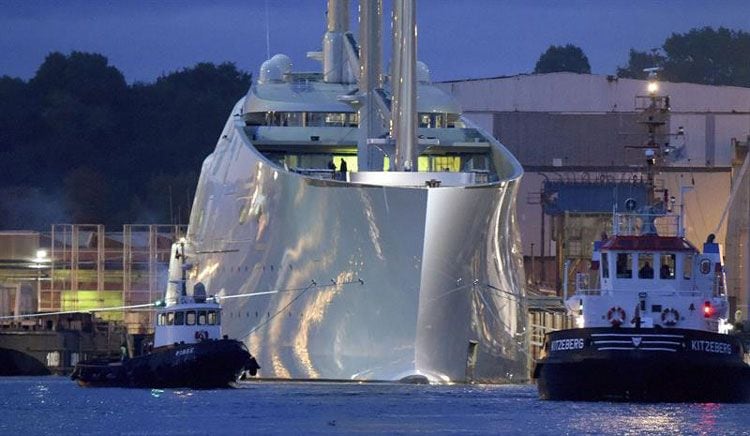 Los medios del sector se refieren al Sailing Yacht A como uno de los grandes desafíos de la arquitectura naval de los últimos años
