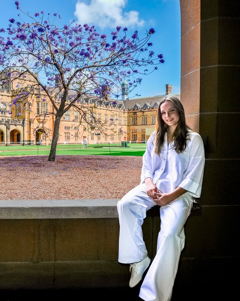 Ingrid de Noruega en la Universidad de Sidney, Australia