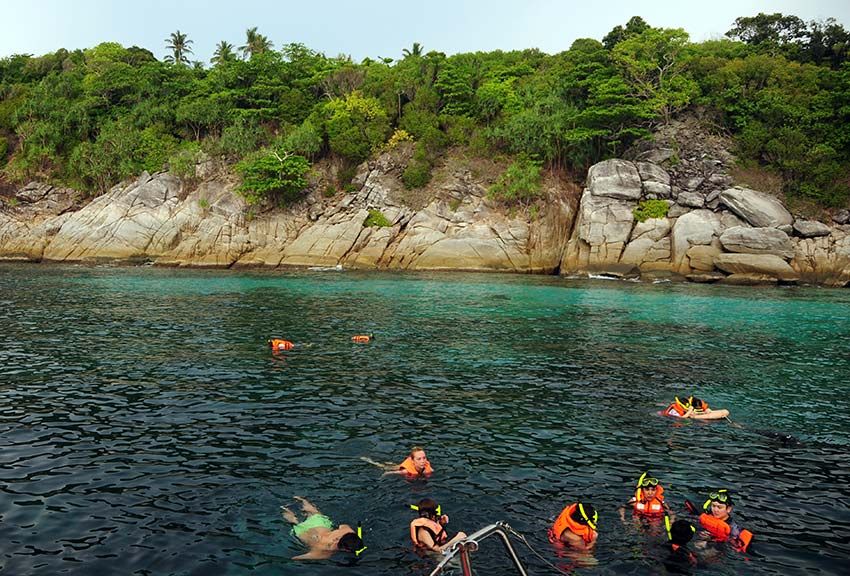 Snorkel en Racha Island, Tailandia