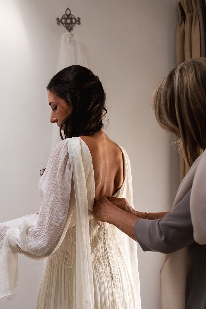 El vestido de novia de Rocío de María Gadea