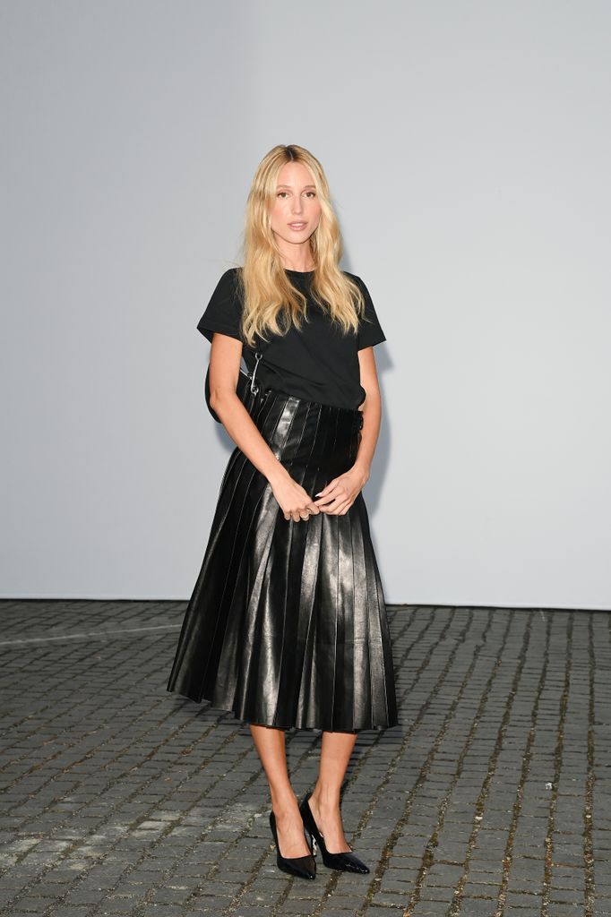 La princesa Olympia de Grecia y Dinamarca, durante el desfile de Burberry Primavera/Verano 2027 (21 de septiembre de 2026).