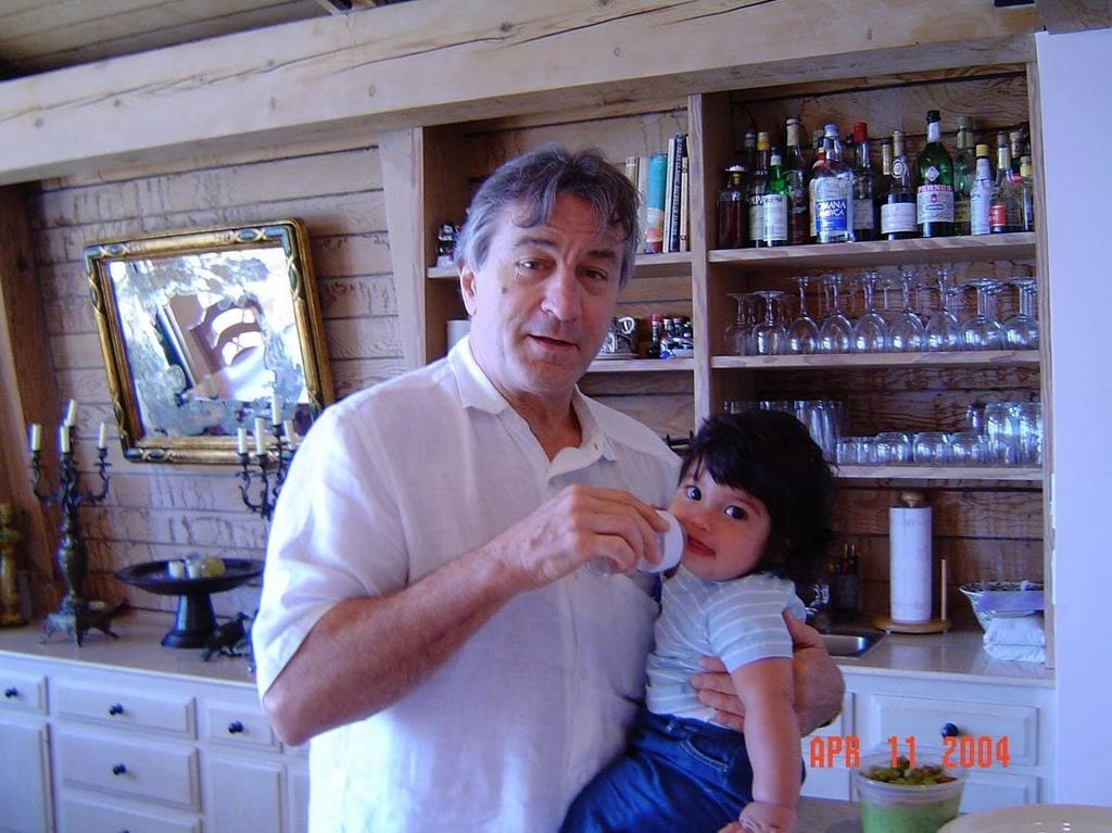 Robert de Niro y su nieto Leandro