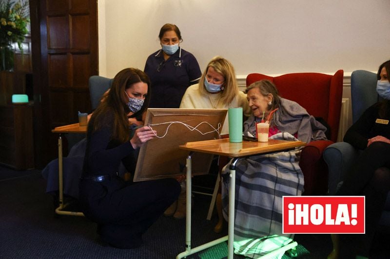 Kate, princesa de Gales, en una residencia de ancianos