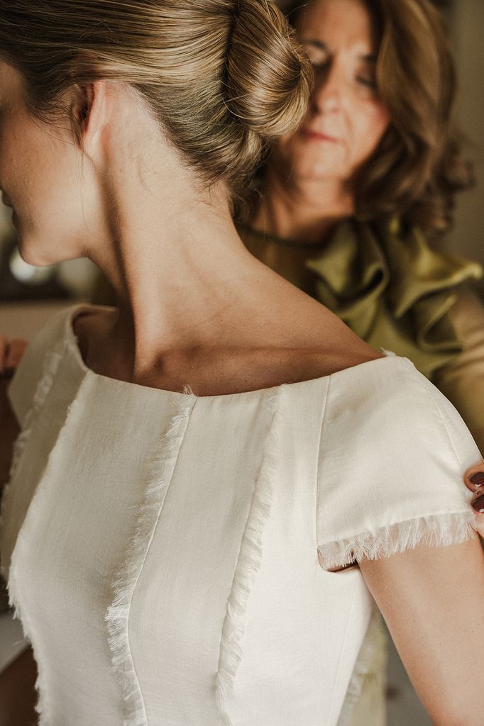 Vestido de novia de Fátima González