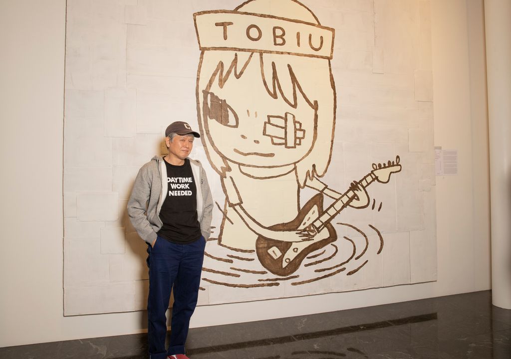 Yoshitomo Nara en el 2021 en Texas. 