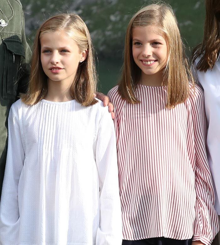 Princesa Leonor e infanta Sofía