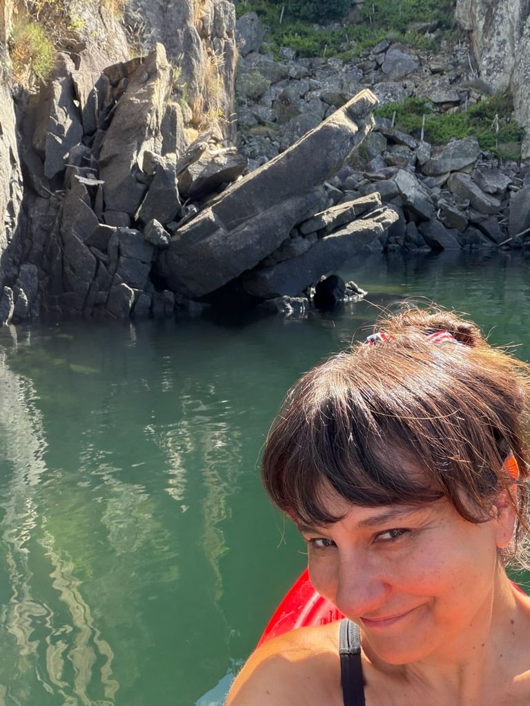 Eva Amaral el día de su 54 cumpleaños