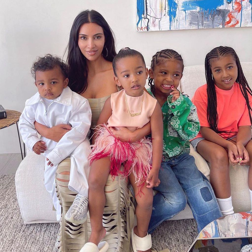 kim kardashian y sus hijos