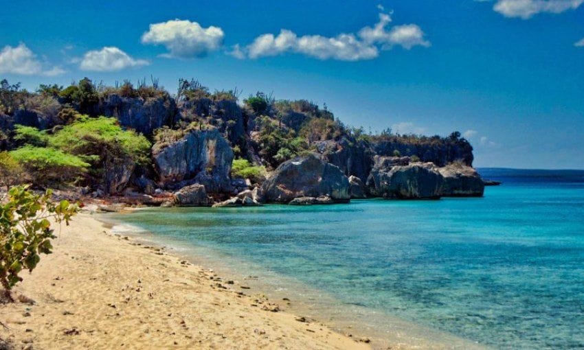 Bahía de las Águilas en el Parque Nacional de Jaragua.