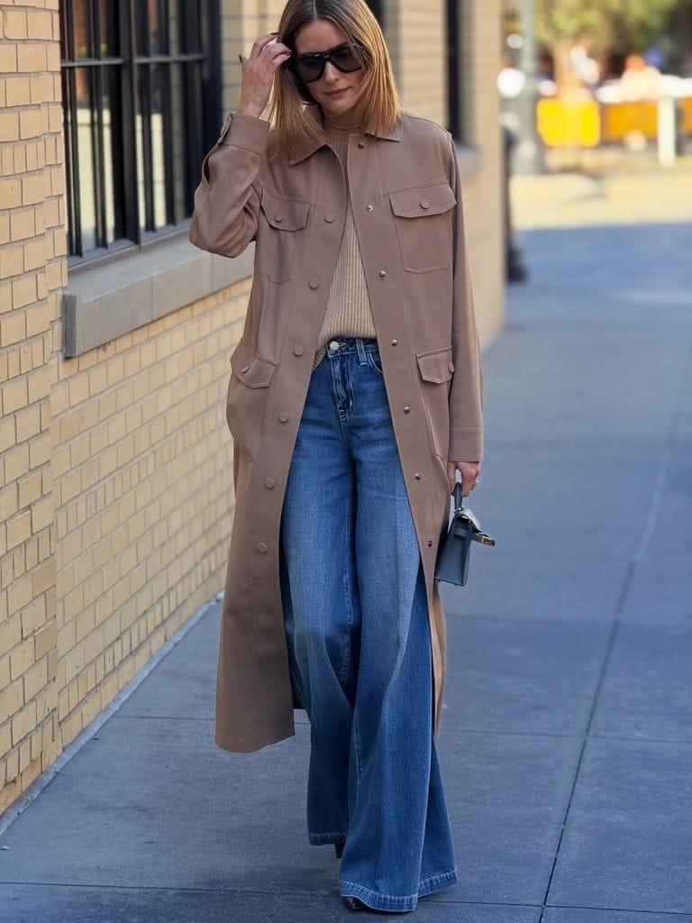 Los abrigos largos NO te hacen más bajita si llevas estos vaqueros