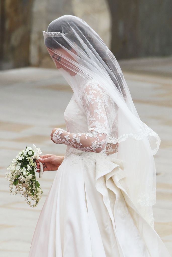 Kate Middleton en día de su boda con el príncipe Guillermo, en 2011