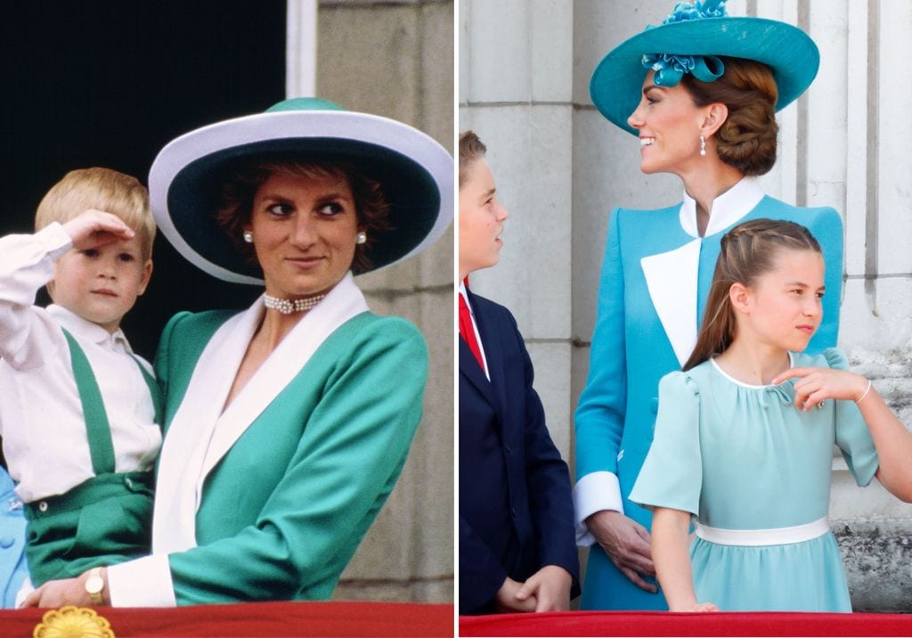 Kate Middleton trajo a la actualidad un atuendo que su suegra Lady Di lució en 1988