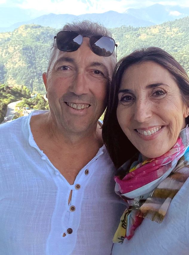 Paz Padilla, con su hermano Luis