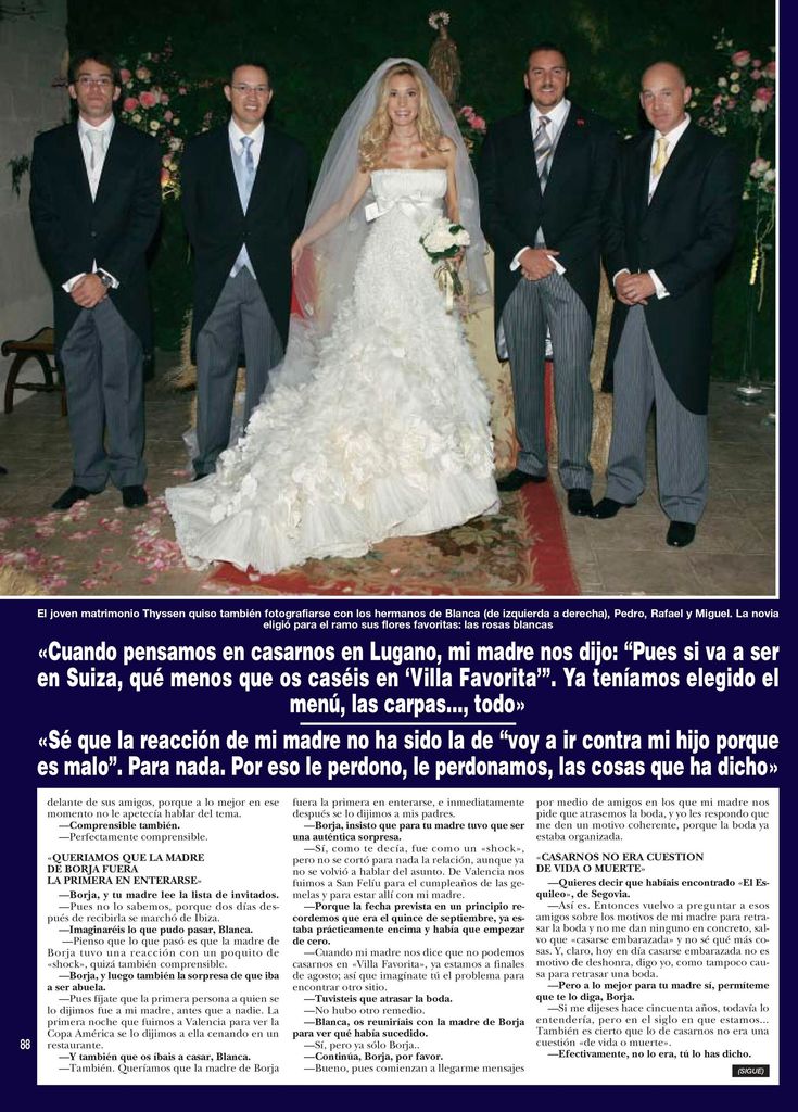Blanca Cuesta boda HOLA PLUS