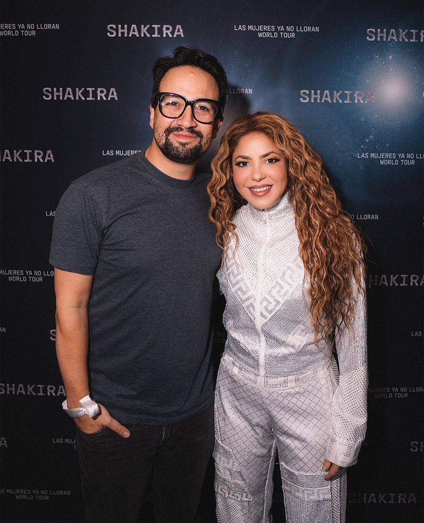 Shakira y Lin-Manuel Miranda 
