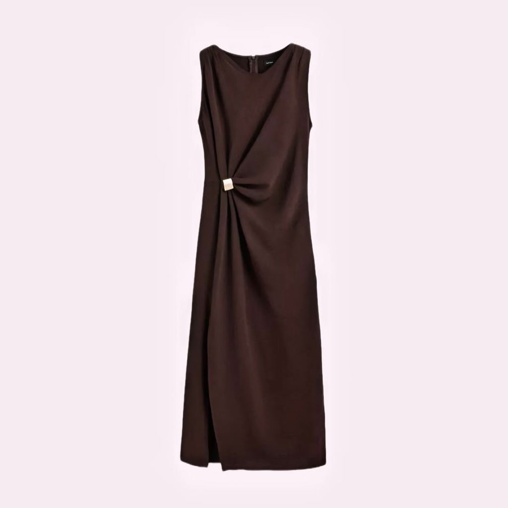 Vestido midi joya de Lefties