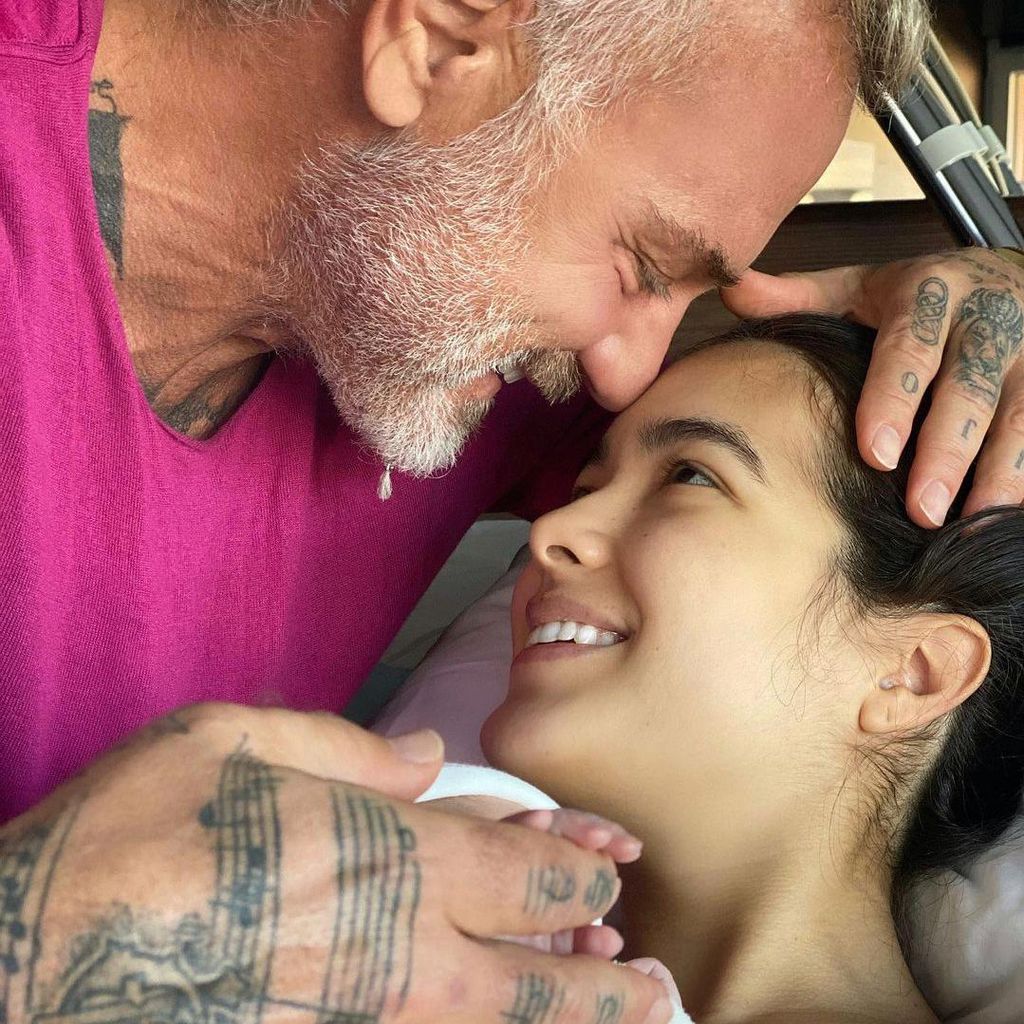 Gianluca Vacchi, Sharon Fonseca y Blu Jerusalema
