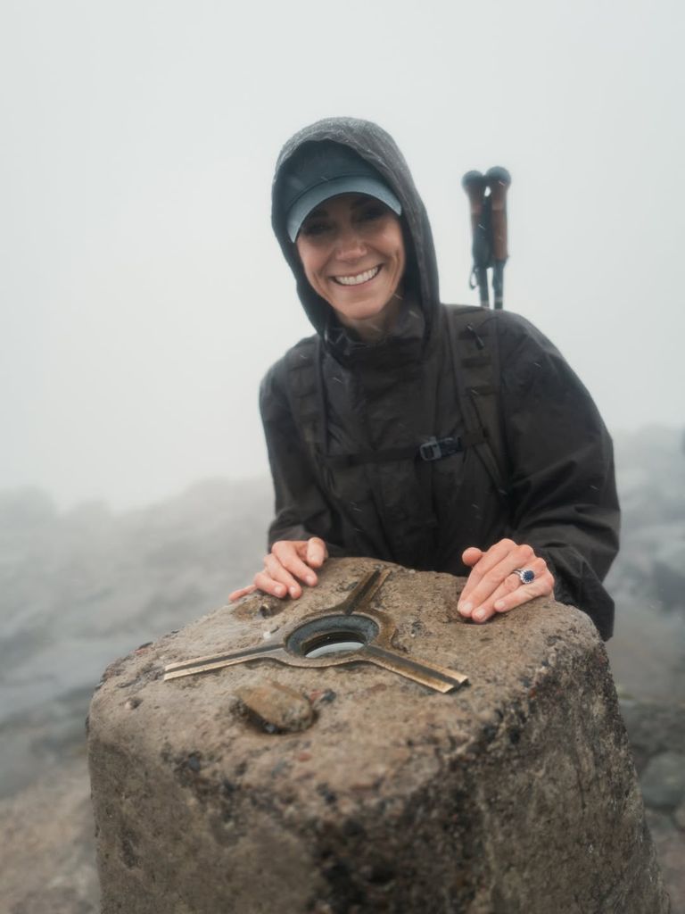 La princesa Kate cumplió el Desafío Nacional de las Tres Cumbres. 