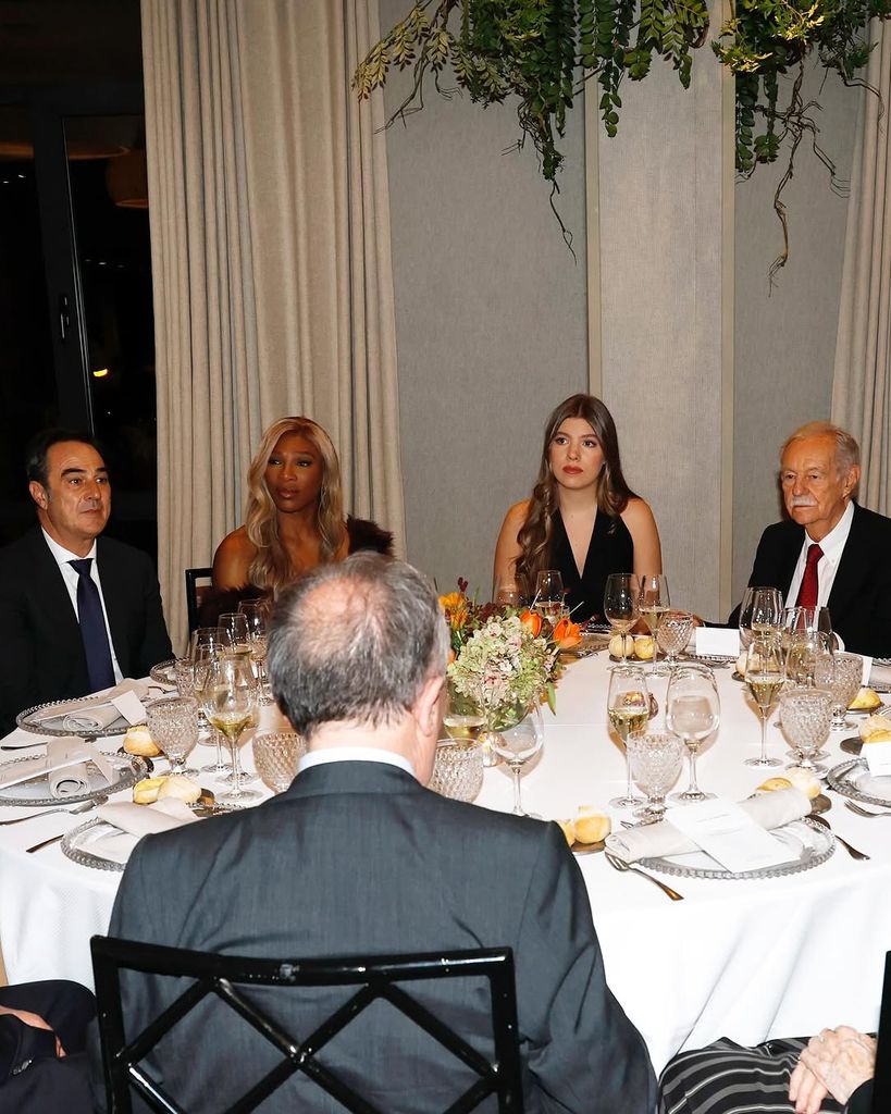 Con los premiados de los Princesa de Asturias, entre ellos Serena Williams y Eduardo Mendoza