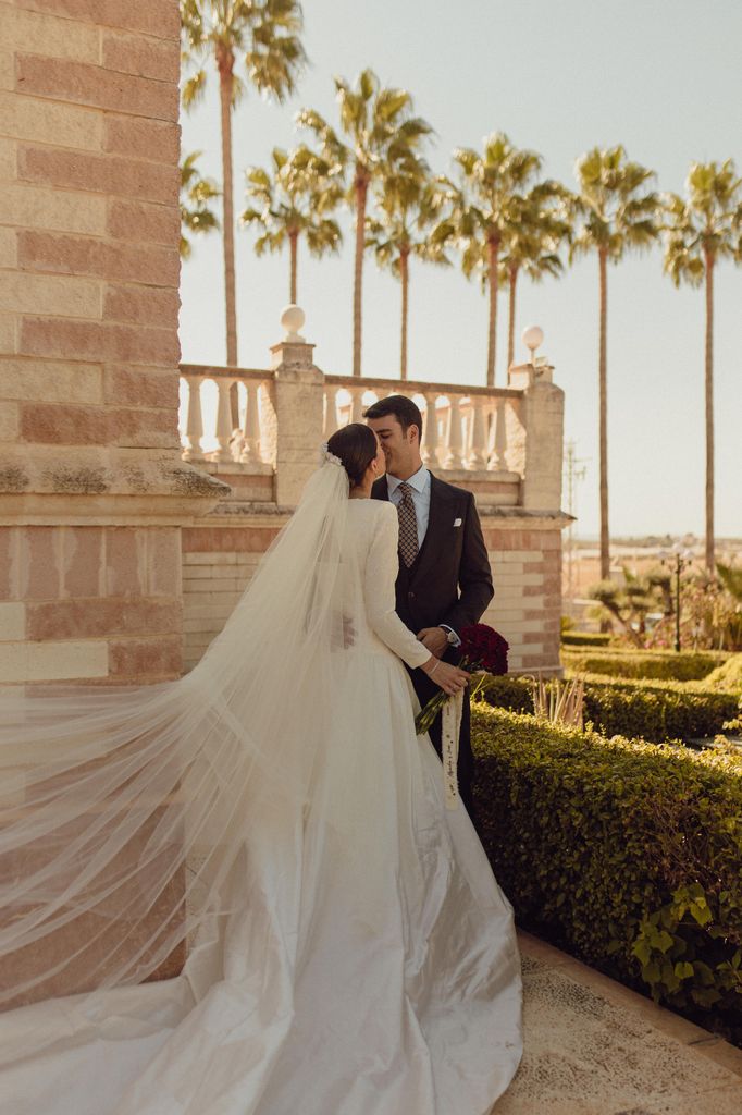 Vestido de novia de Rafa Valverde para boda en Córdoba