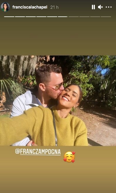 rom ntica foto de francisca y su prometido