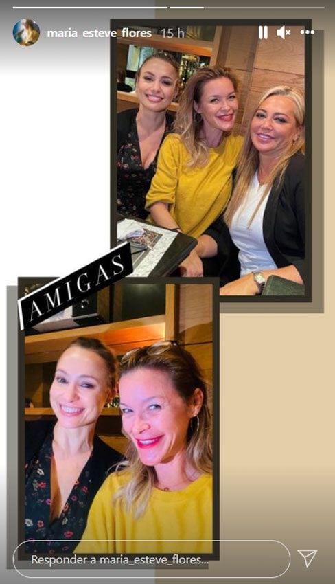 Belén Esteban con Natalia Verbeke y María Esteve