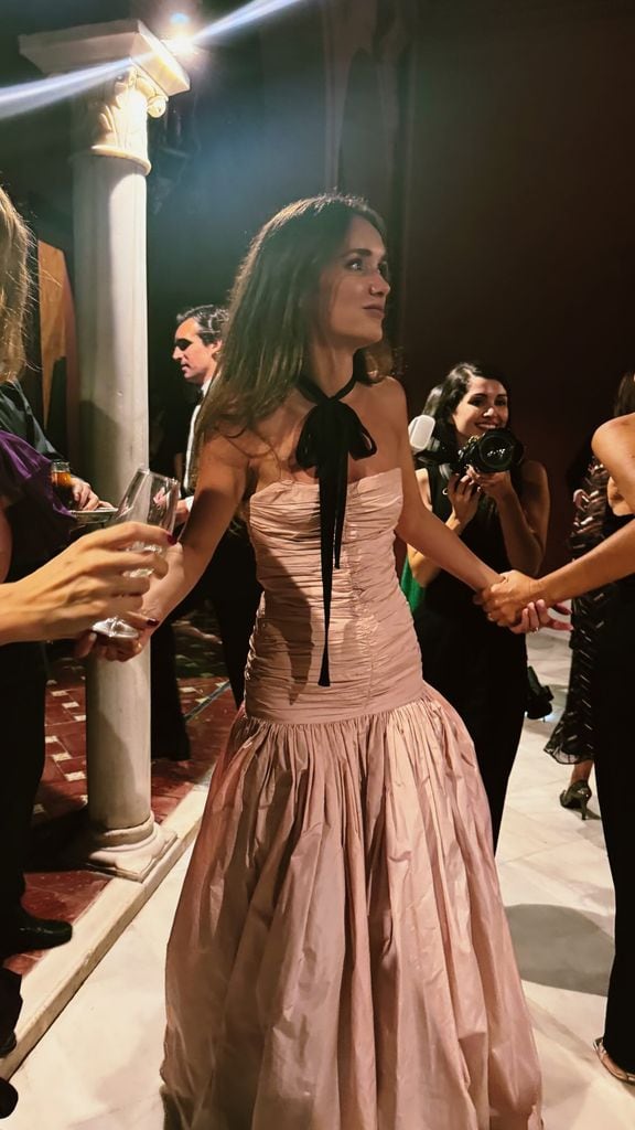 Detalles del vestido de Gabriela Represa