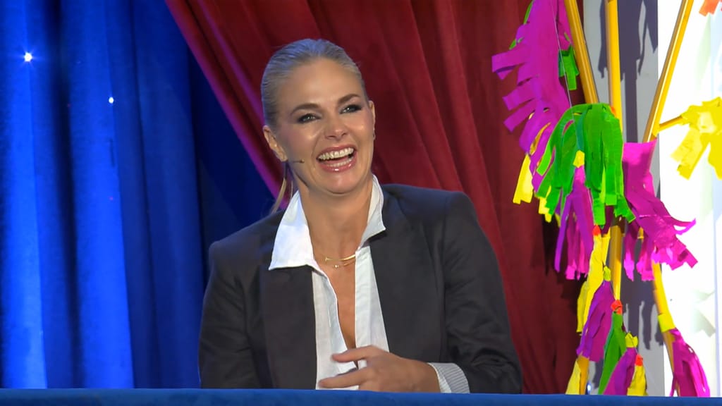 Genoveva Casanova visita 'La noche del gran show'