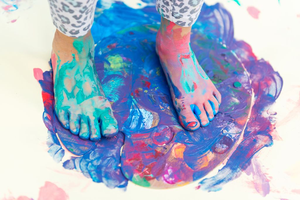 Pasarela de pinturas, creatividad sin pinceles