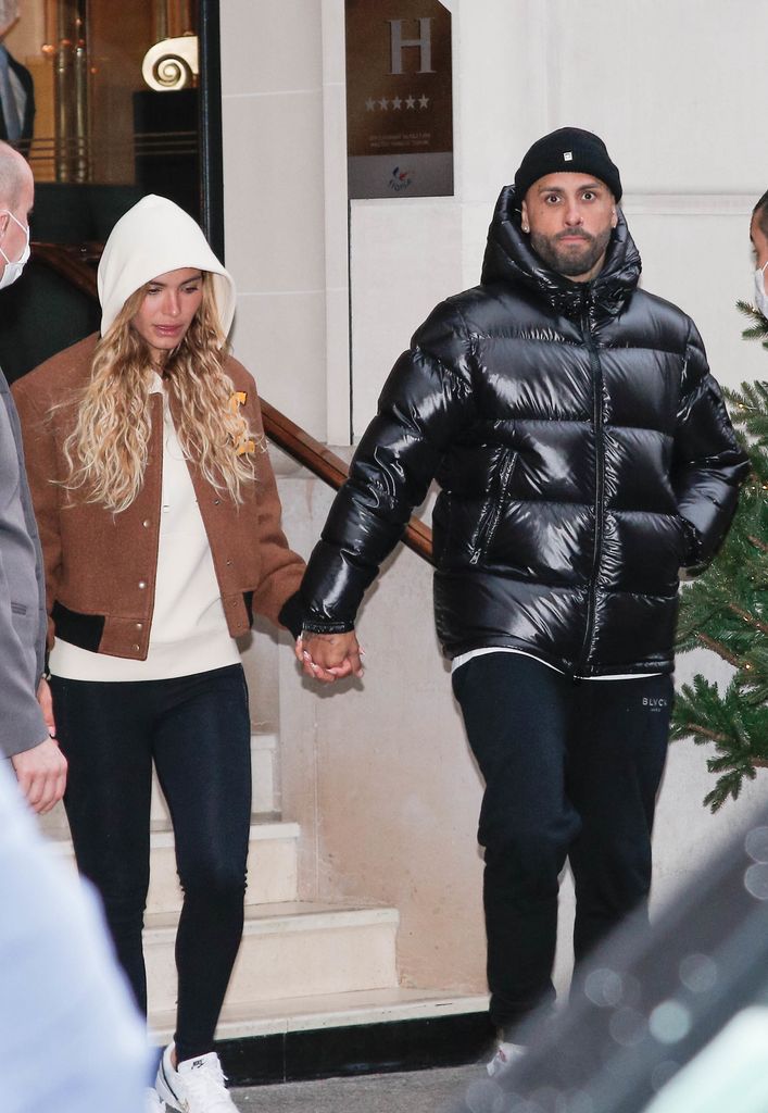 Aleska Génesis y Nicky Jam en una foto de 2021, en París.
