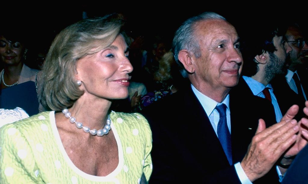 Juan Antonio Samaranch and wife