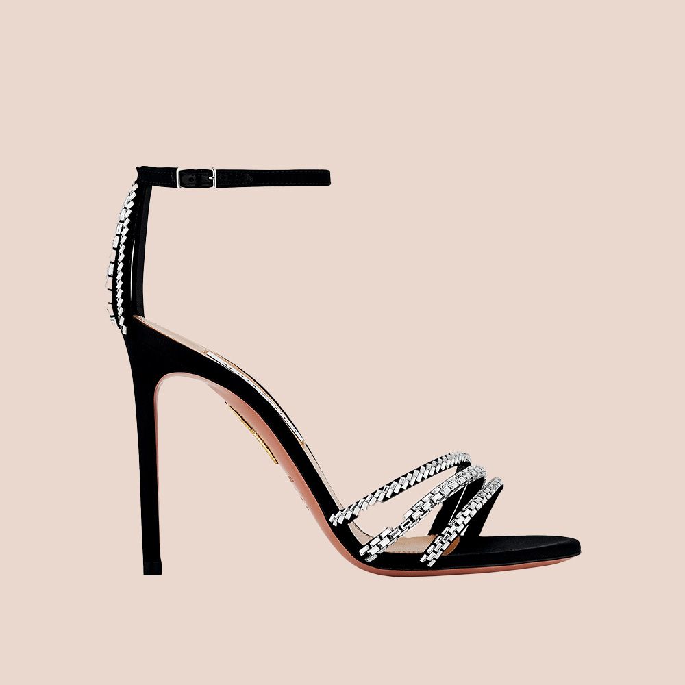 Sandalias de tacón y tiras