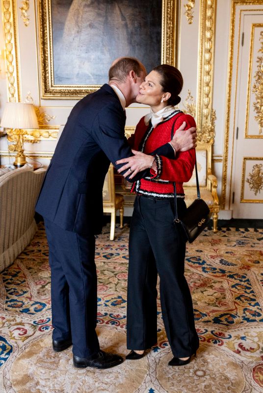Kate Middleton y el príncipe Guillermo con Victoria y Daniel de Suecia 