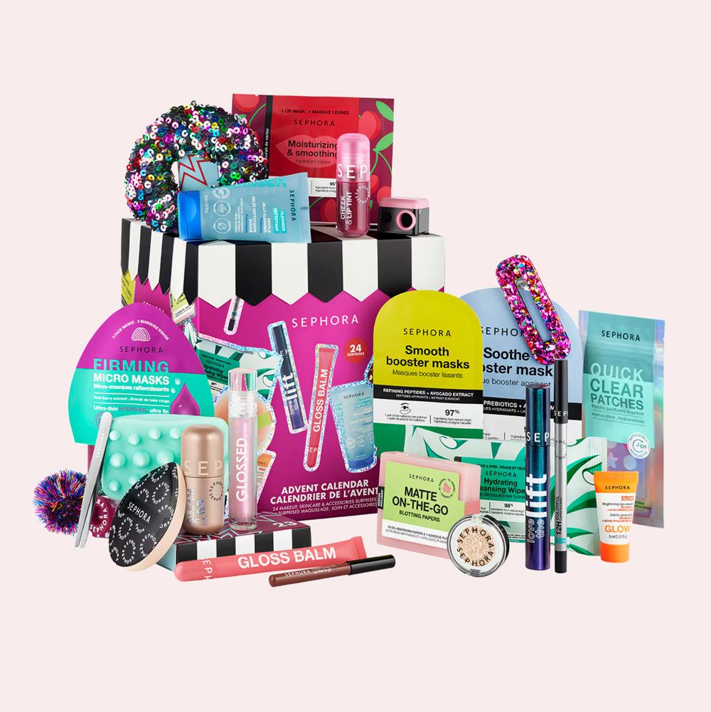 CALENDARIO DE ADVIENTO sephora 24 sorpresas de maquillaje, cuidados y accesorios