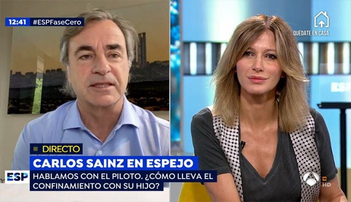 Carlos Sainz y Susanna Griso