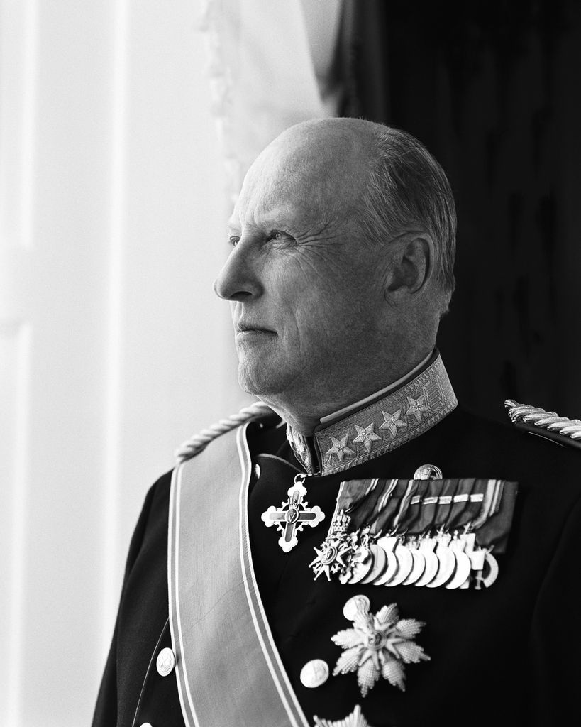 La foto con la que la Casa Real de noruega comunicó el fallecimiento del rey Harald