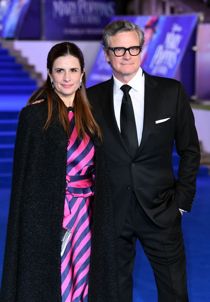 Colin Firth y su exmujer, Livia Giuggioli