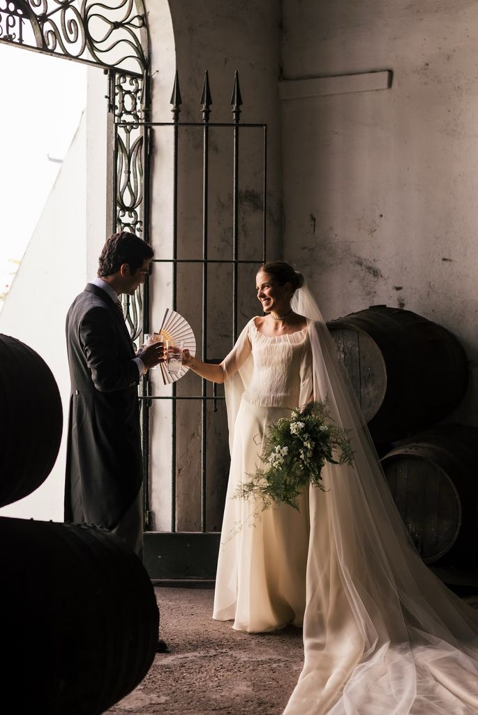 Vestido de novia de dos piezas Tba romántico