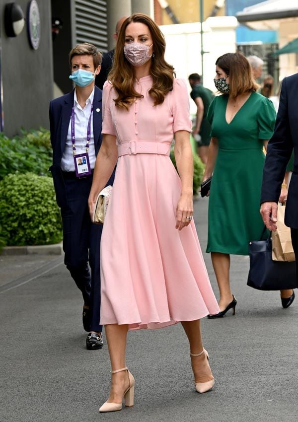 kate middleton vestido rosa