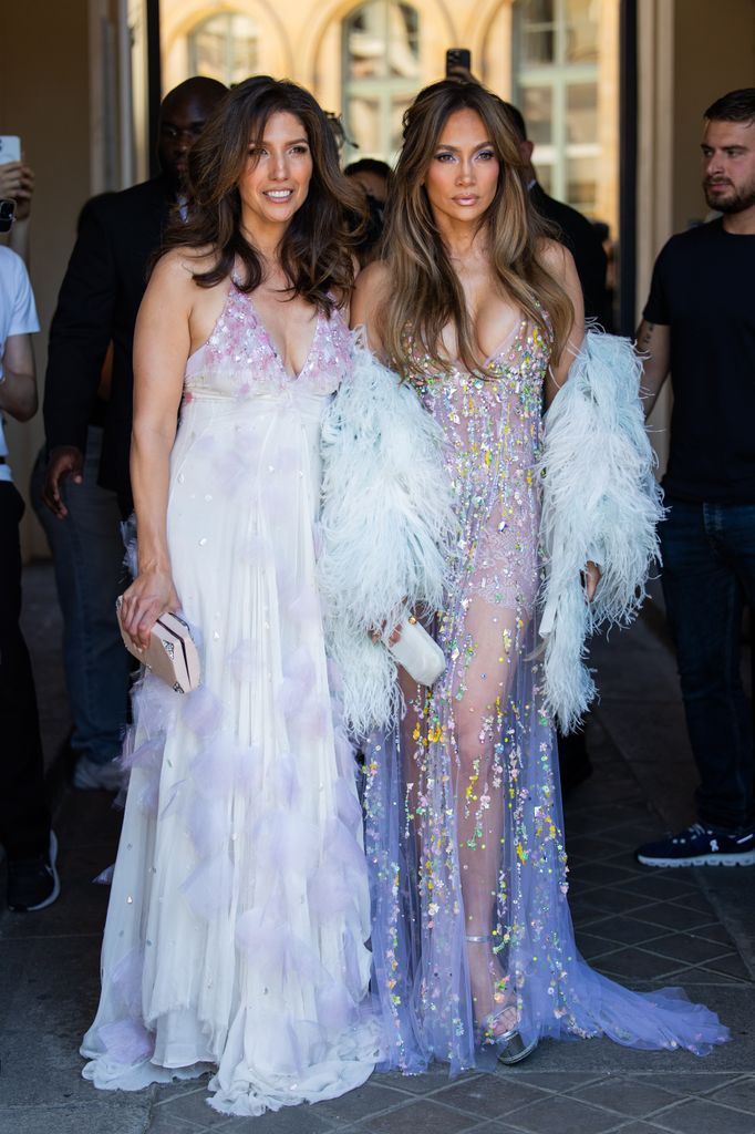 Lynda Lopez y Jennifer Lopez en el Fashion Week - Haute Couture Fall/Winter 2026/2027.
