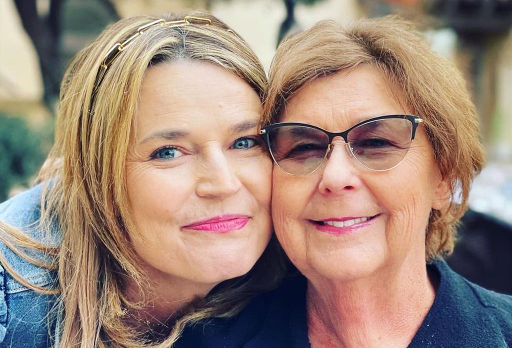 Savannah Guthrie con su madre, Nancy Guthrie