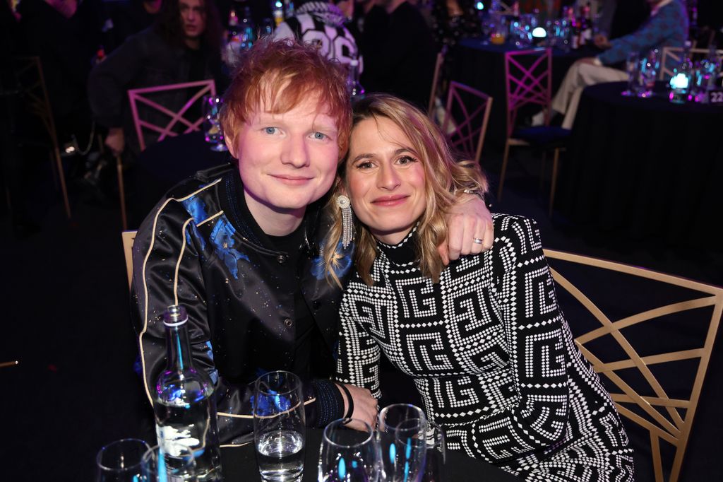 Ed Sheeran junto a su mujer Cherry Seaborn en 2022 