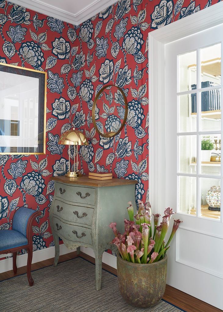 Recibidor con mueble vintage. 