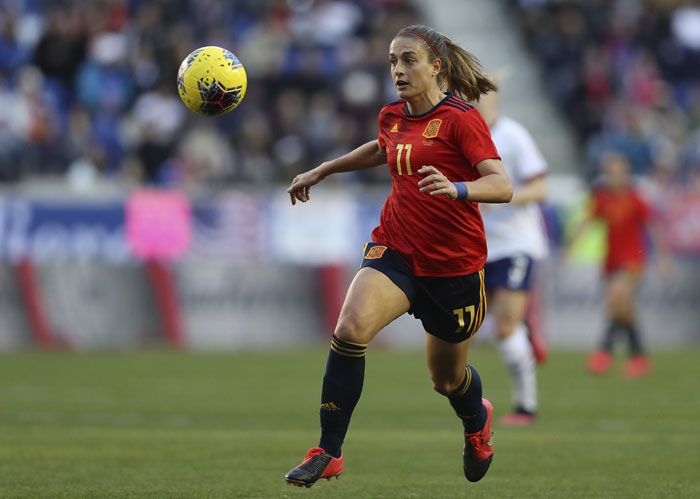 Alexia Putellas, en la Selección femenina de fútbol