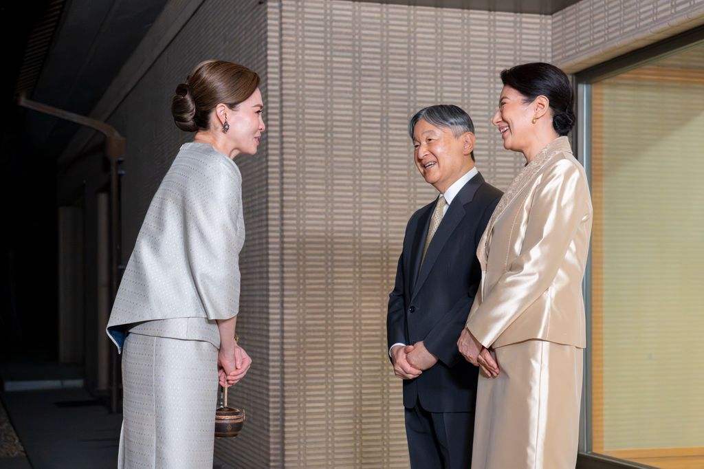Los emperadores de Japón reciben a la reina consorte, Suthida de Tailandia