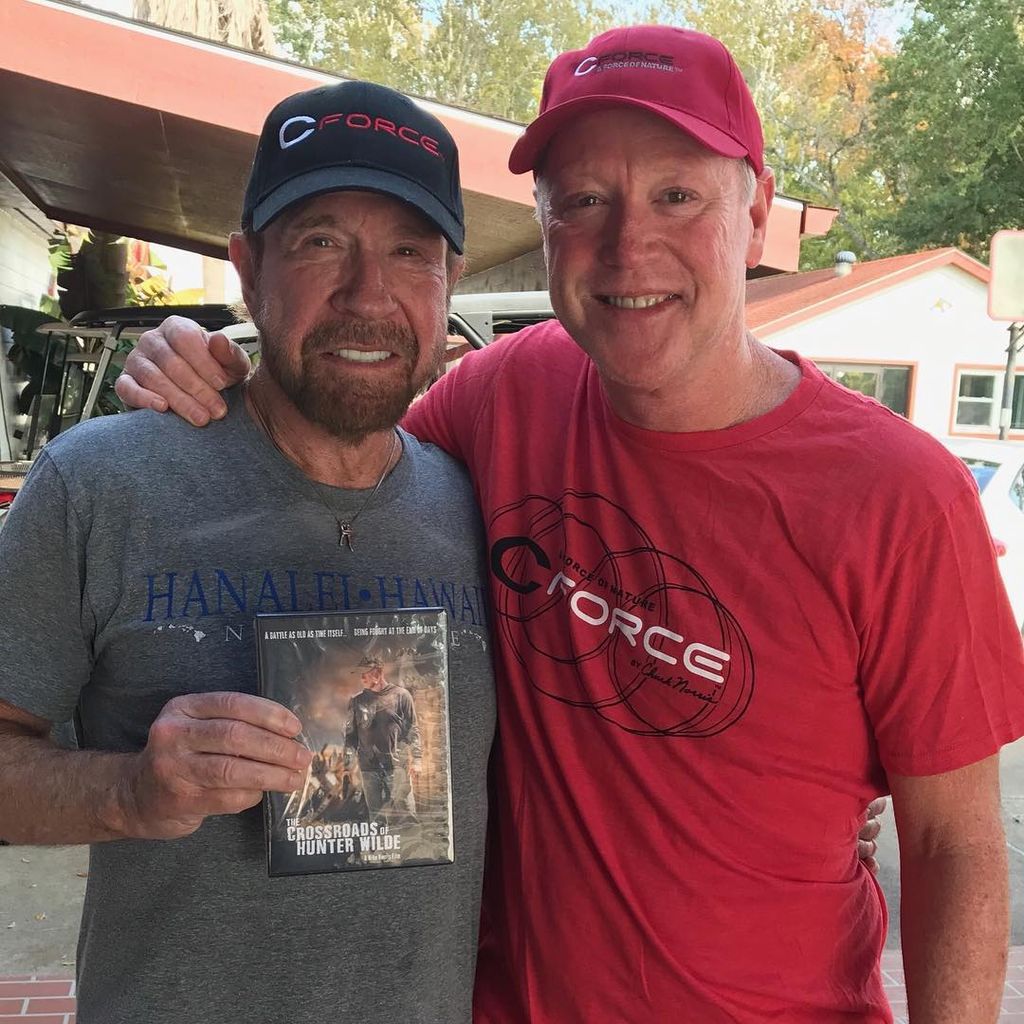 Mike Norris con su padre
