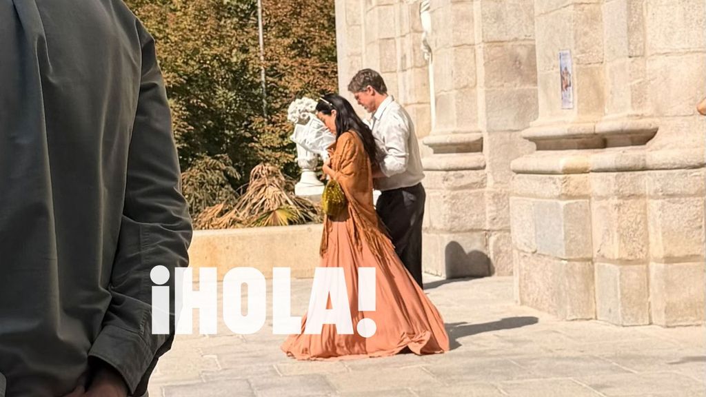 Brad Pitt e Inés de Ramón, este sábado en un bautizo en Madrid
